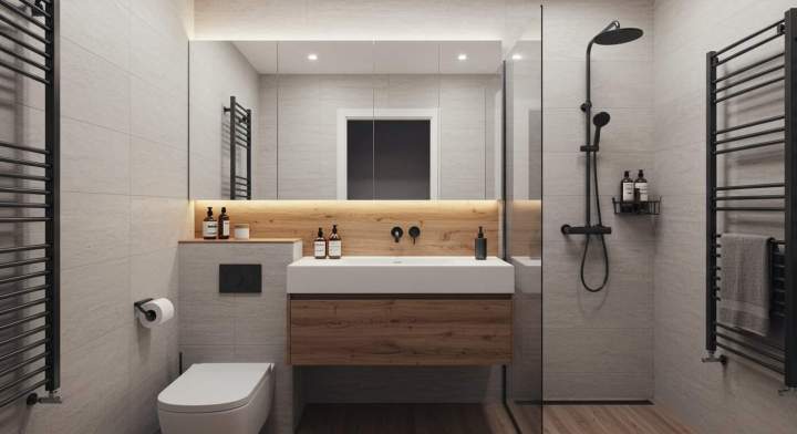 rénovation de salle de bain moderne